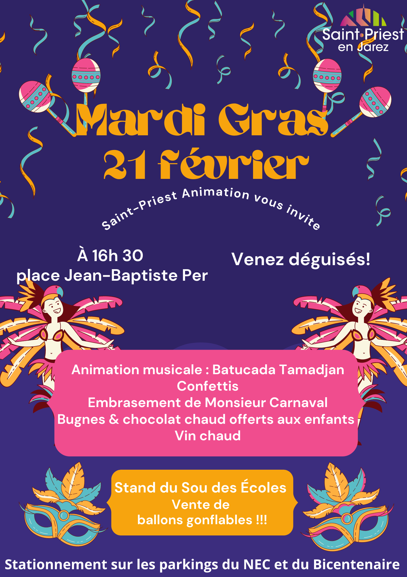 Mardi Gras Mairie De Saint Priest En Jarez