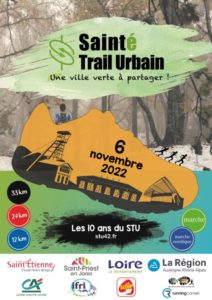 Affiche du Sainté Trail Urbain