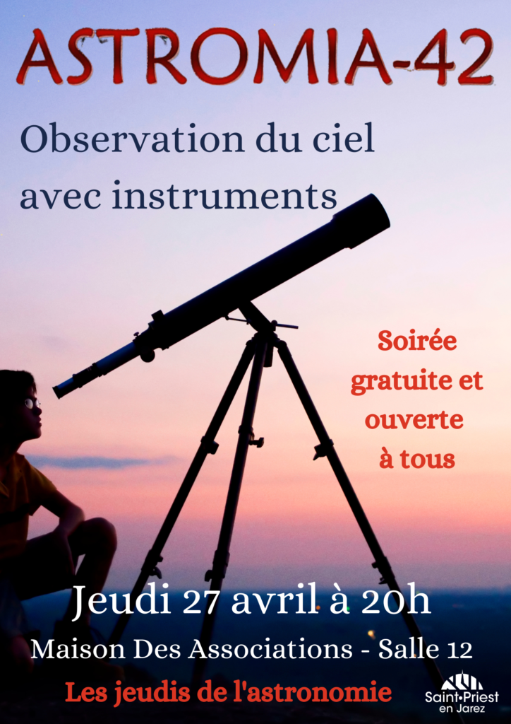 Observateur du ciel et son téléscope