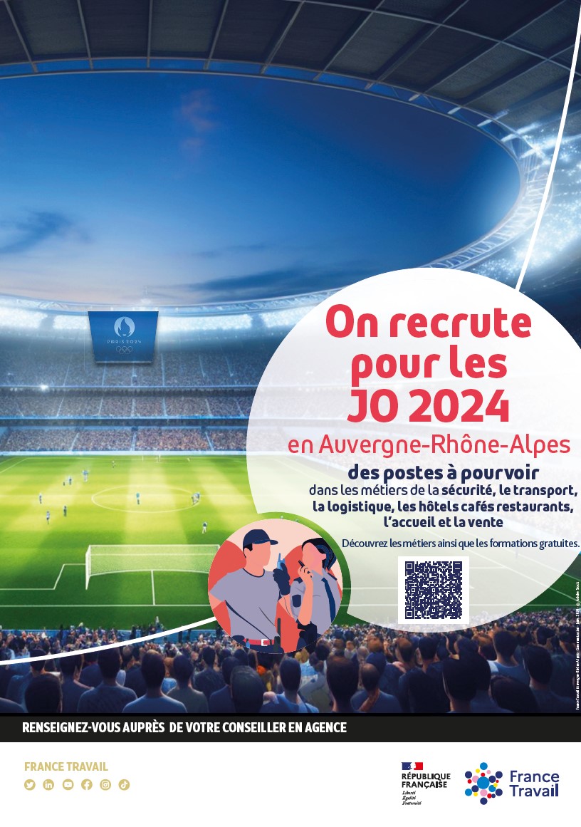 On recrute pour les JO Mairie de SaintPriestenJarez