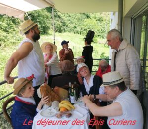 Les artistes autour d'une table