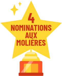 pictogramme 4 nominations aux Molières